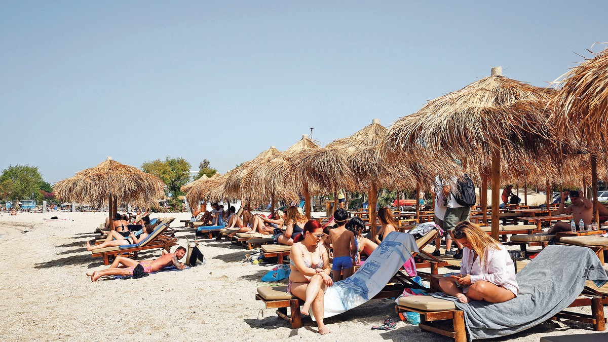 Plaža ilustracija