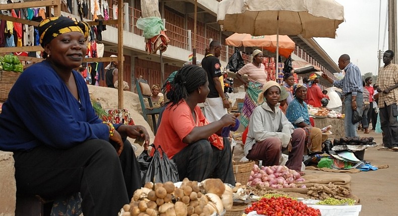 Ghanaian market women