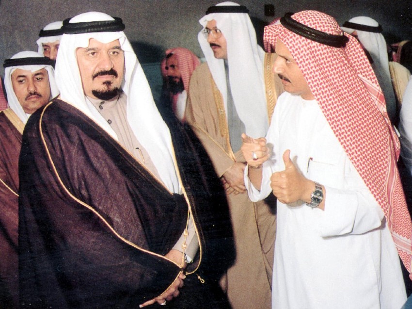 Bakr bin Laden (desno)