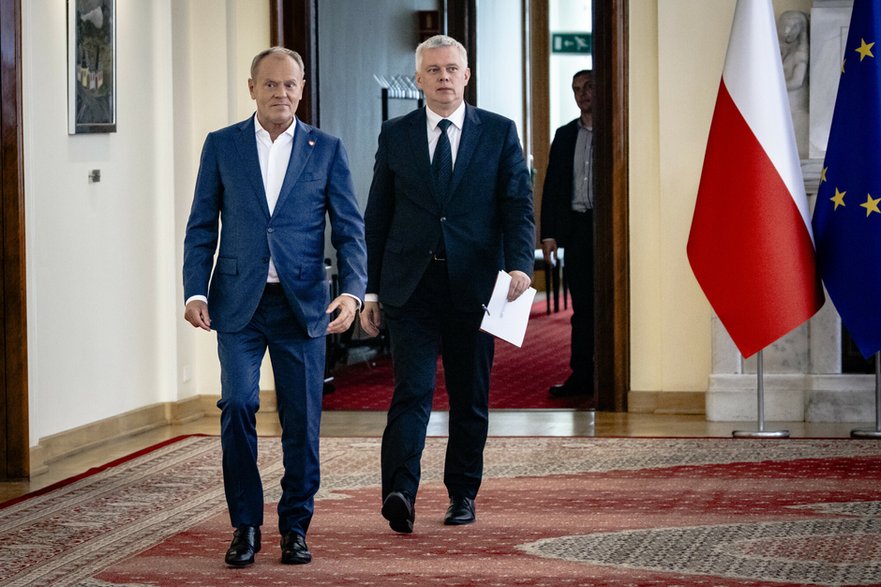Donald Tusk i Tomasz Siemoniak