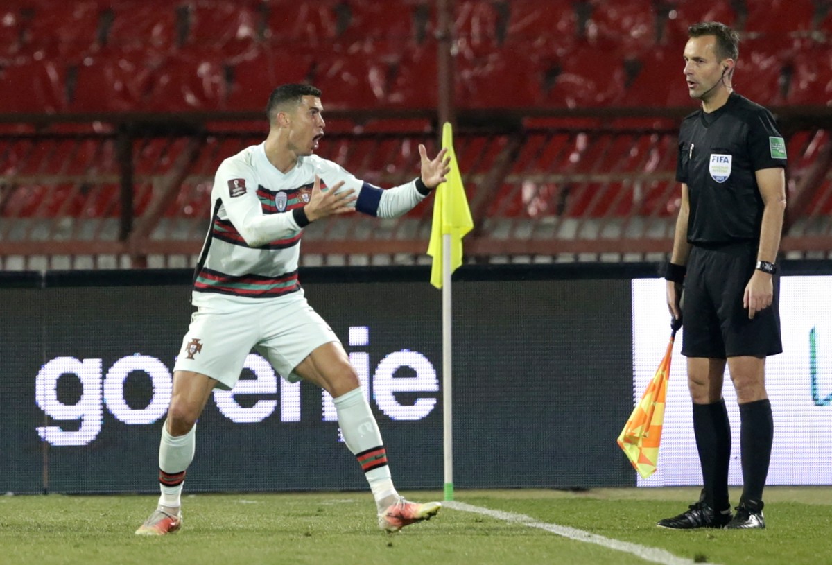 Cristiano Ronaldo nie mógł uwierzyć, że bramka nie została uznana