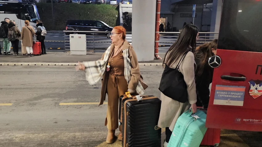 Tanja Bošković na aerodromu