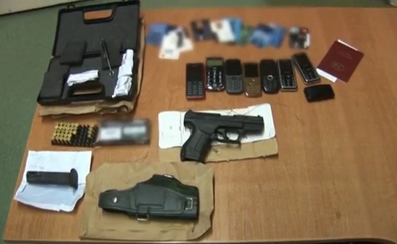 Rzeczy znalezione w mieszkaniu Roberta N. pseudonim 'Frog'