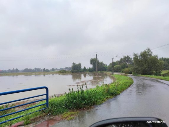 Podtopienia w Dąbrowie Tarnowskiej