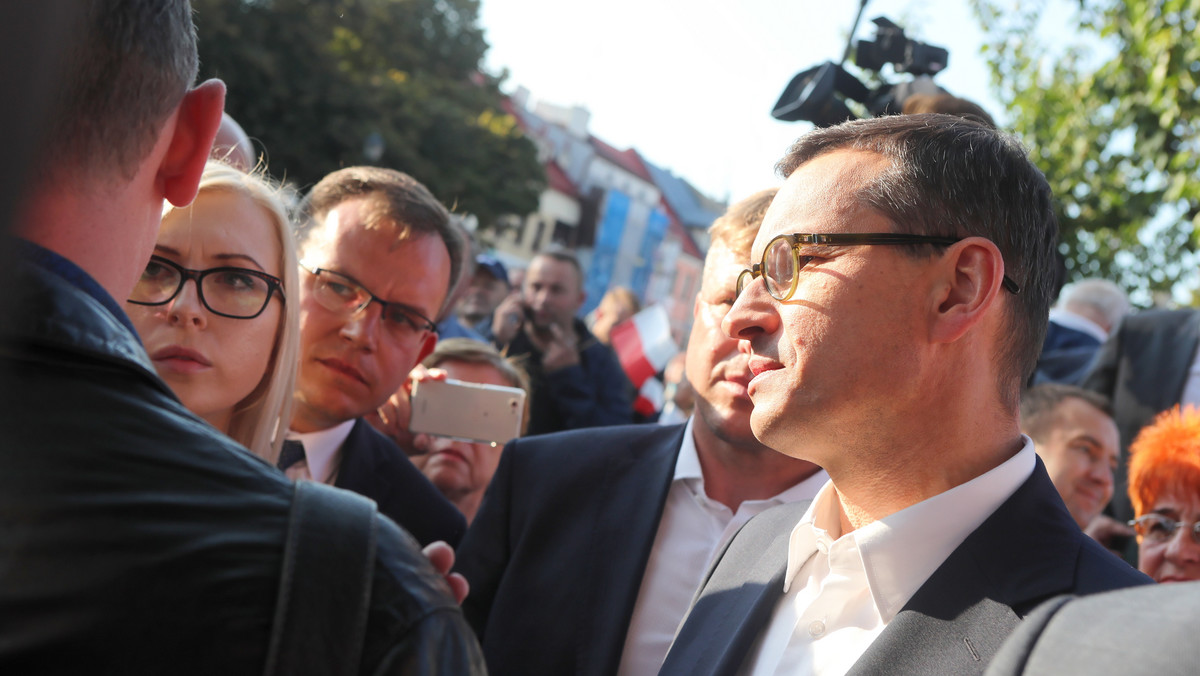 Protest Greenpeace w Gdańsku. Premier Mateusz Morawiecki komentuje
