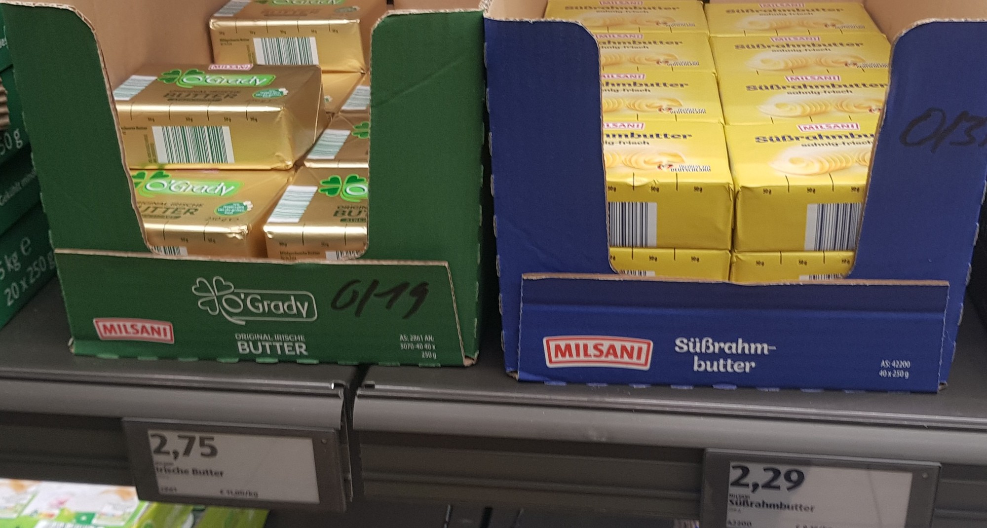 Za takúto cenu majú 250 g maslo v Nemecku.