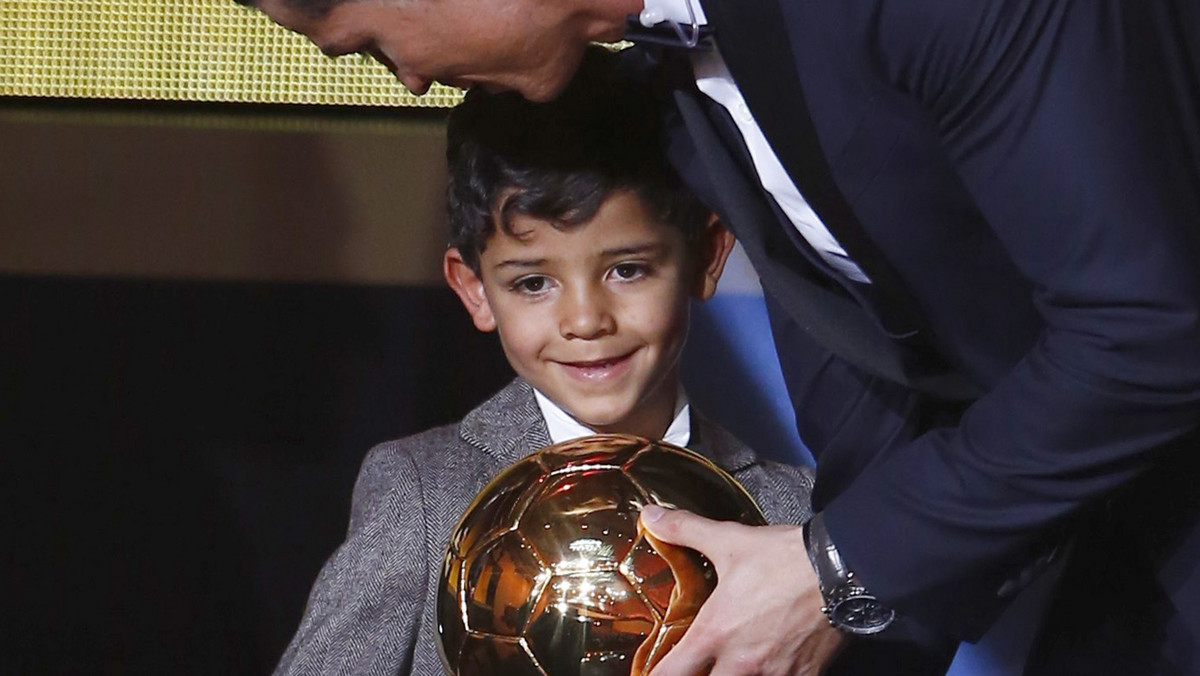 Cristiano Ronaldo z synem 
