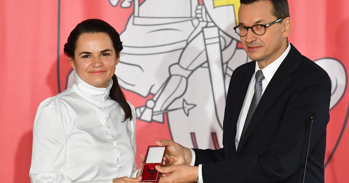 Swiatłana Cichanouska in Poland.  Mateusz Morawiecki: Poland is home to Belarusians