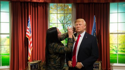 Donald Trump Waxwork at Madame Tussauds