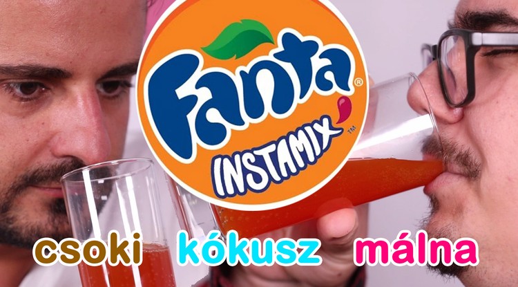 Csokoládés, kókuszos, málnás Fanta Instamix!