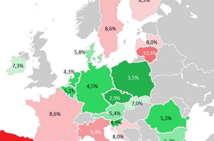 Bezrobocie wzrosło o 17,8 proc. w ciągu roku. A Polska i tak tylko za Czechami