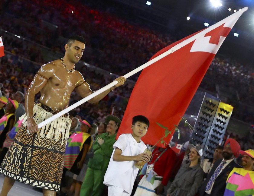 Rio 2016: Pita Taufatofua, chorąży z Tonga, dostaje propozycje matrymonialne