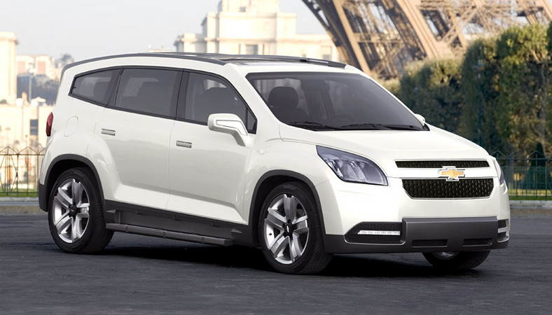 Paryż 2008: Chevrolet Orlando - nowe zdjęcia siedmiosobowego konceptu