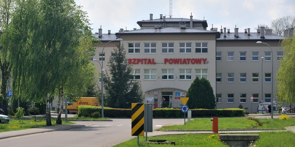 Szpital w Garwolinie.