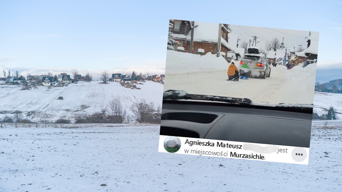 Dorośli pozwolili na to dziecku. "Strach pomyśleć, gdyby lina pękła"