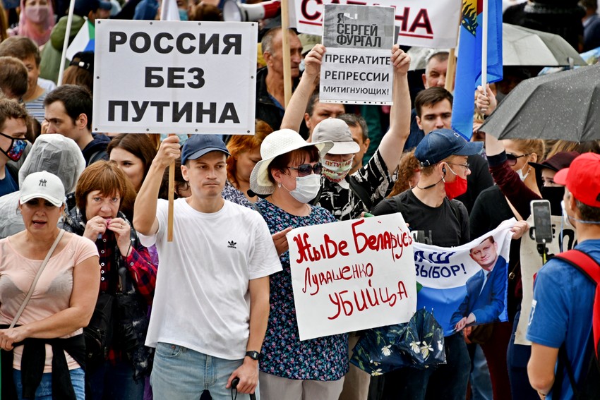 Habarovsk, Rusija, protest