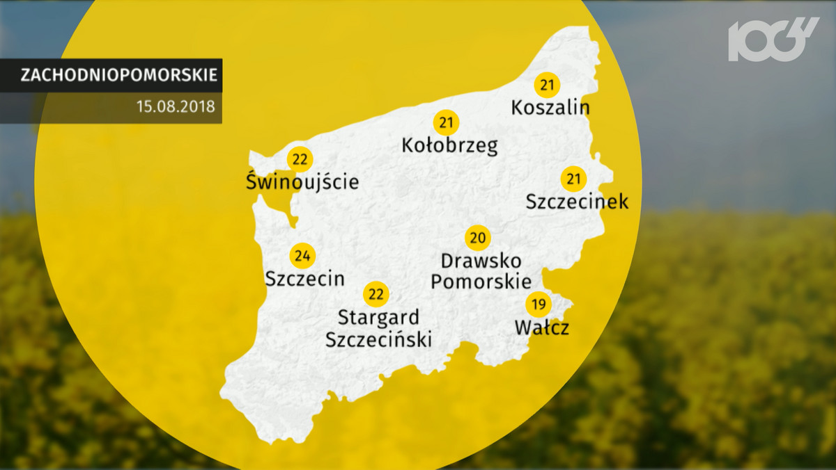 Pogoda Szczecin na dziś. Prognoza pogody 2018-08-15
