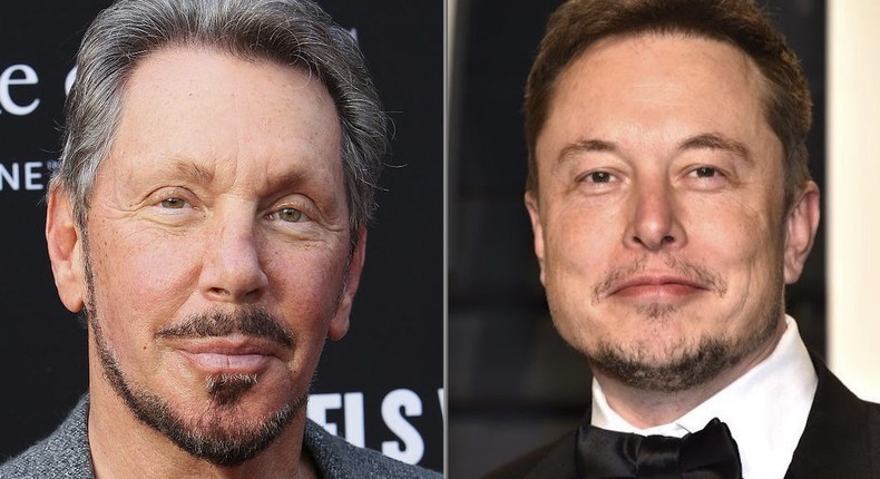 Larry Ellison and Elon Musk