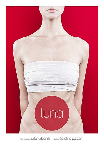 Plakat sztuki "Luna" mały