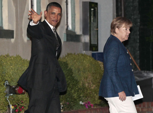 Barack Obama wyciągnął Angelę Merkel "na miasto"
