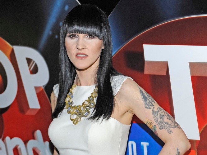 Agnieszka Chylińska ma tatuaże nie tylko na rękach