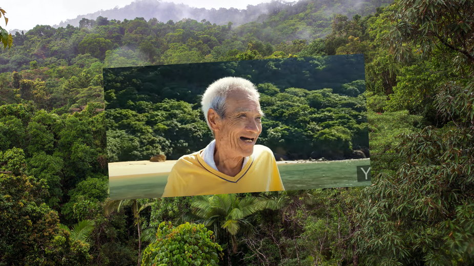 Ten Japończyk przez prawie 30 lat żył na bezludnej wyspie (fot. screen: Youtube/Docastaway - Desert Island Experiences)