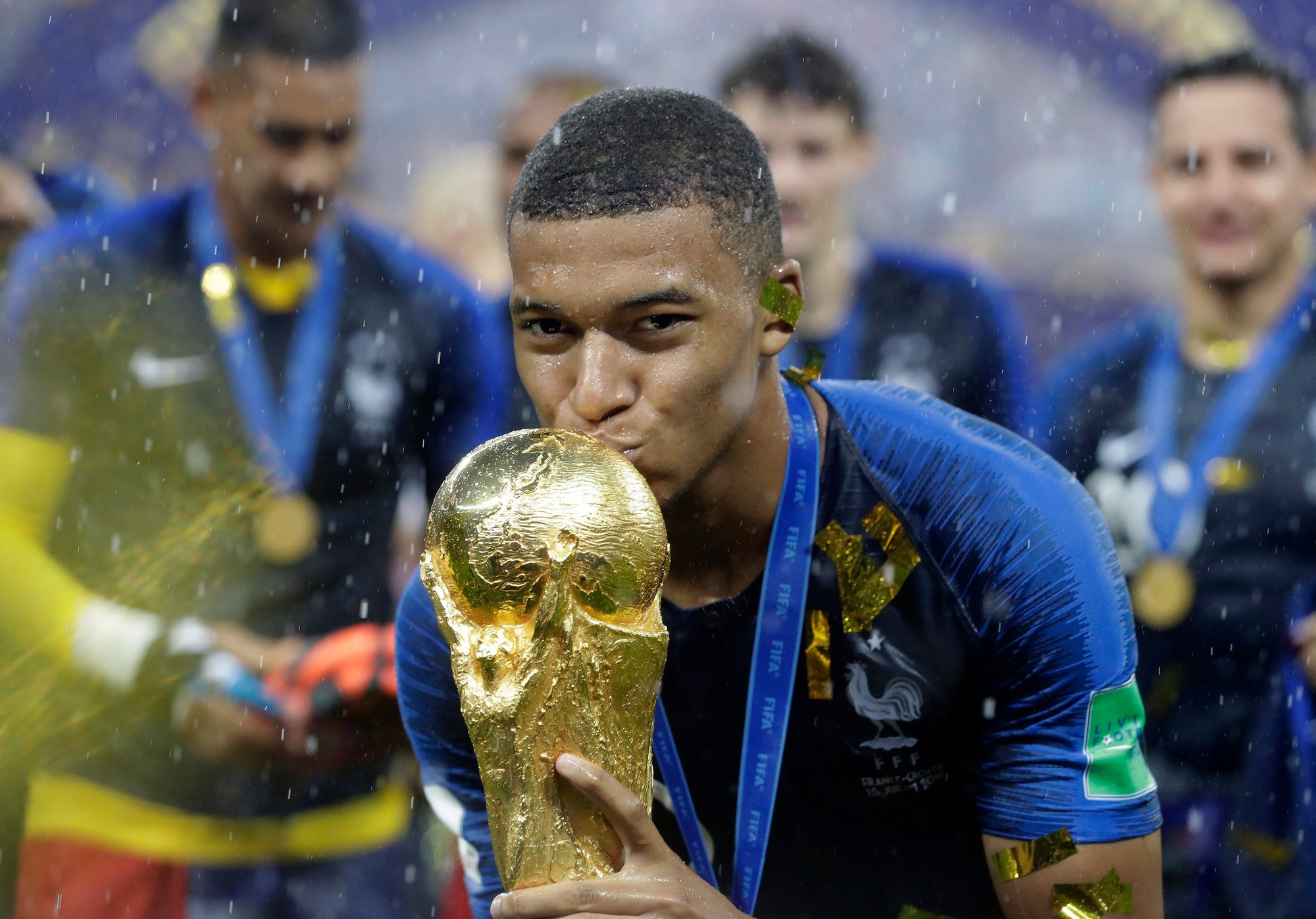 Francúzsky futbalista Kylian Mbappé.