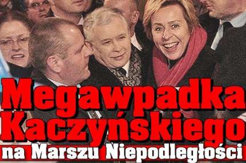 Megawpadka Kaczyńskiego na Marszu Niepodległości