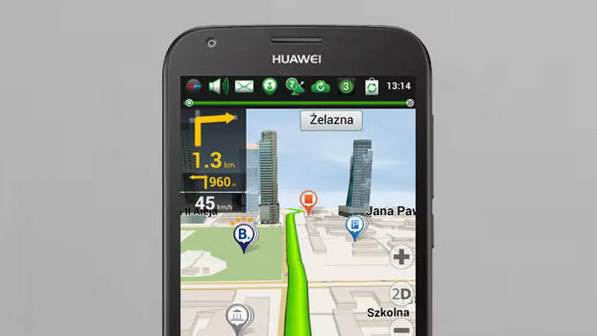 Huawei nawiguje z polskimi mapami NAVITEL