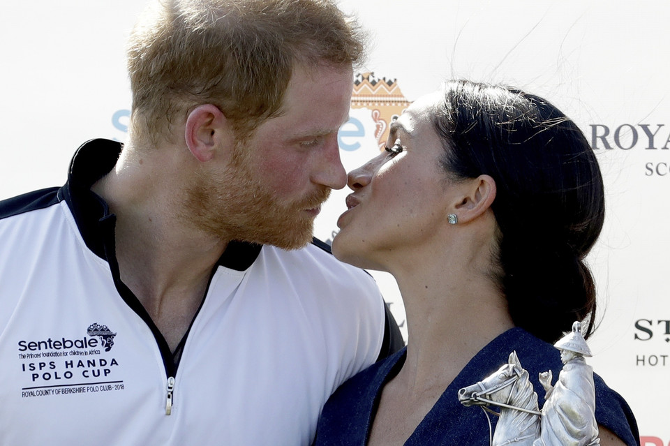 Książęta Sussex na turnieju polo