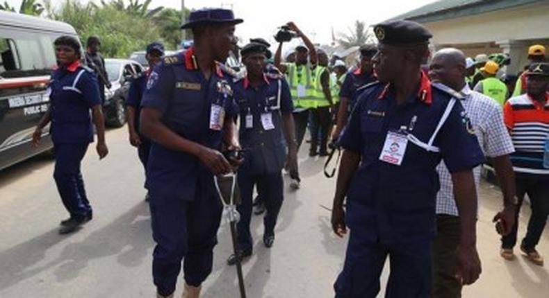 Four officers of the Nigeria Security and Civil Defence Corps (NSCDC) reportedly kidnapped in Kogi state by gunmen. (NTA)