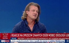 Jakimowicz żali się w TVP Info, że stracił rolę w serialu, bo stanął w obronie Klepackiej