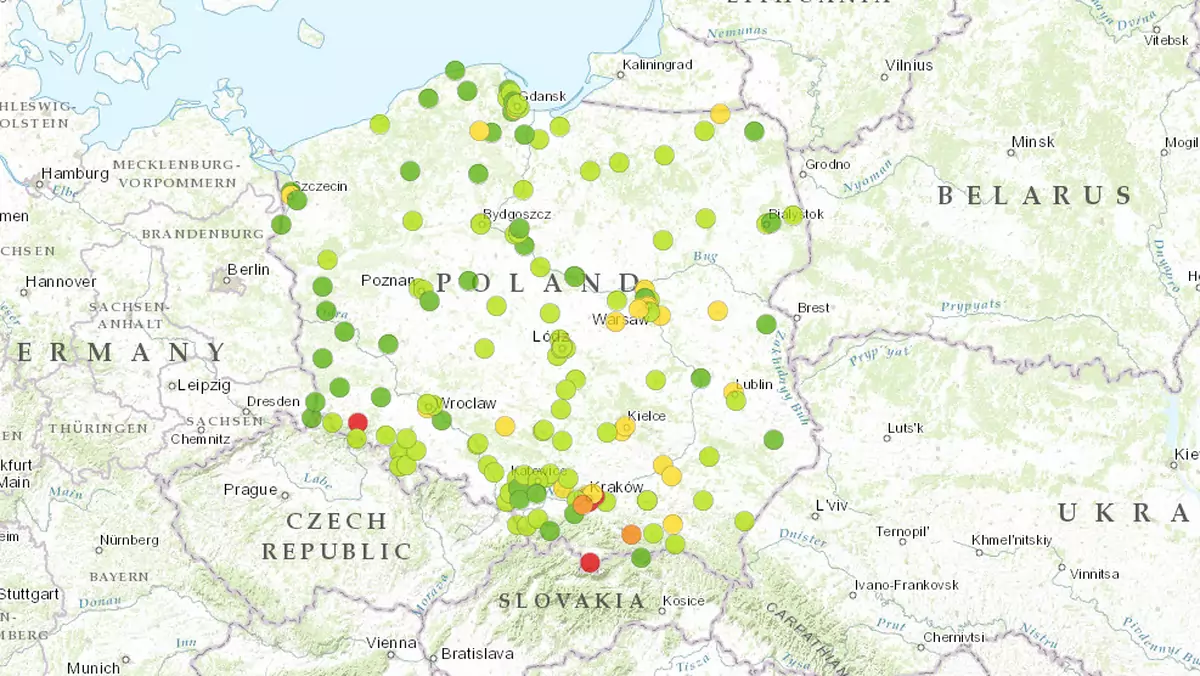 "Jakość powietrza w Polsce"