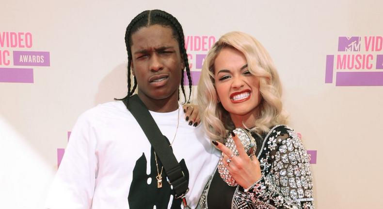 Rapper,A$ap Rocky and Rita Ora