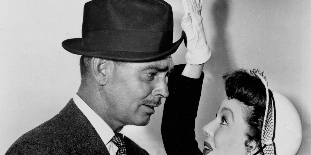 Clark Gable and Loretta Young