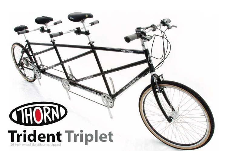 Rower trzyosobowy thorn trident - zdjęcie poglądowe