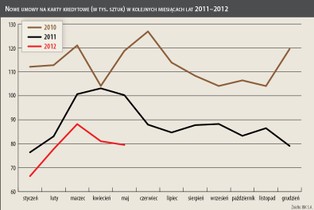 BIK: od 2009 r. maleje liczba aktywnych kart kredytowych