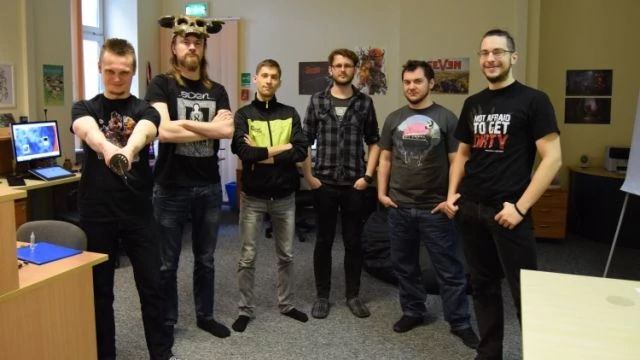 Od lewej: Kacper, Grzegorz, Wojtek, Artur, Leszek i na końcu moja ucieszona mordka