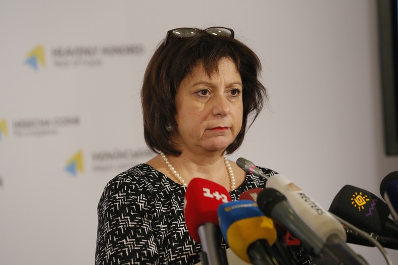 Natalia Jaresko jako minister finansów Ukrainy (luty 2015 r.) 