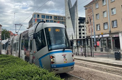 Remont torowiska na ulicy Glinianej 