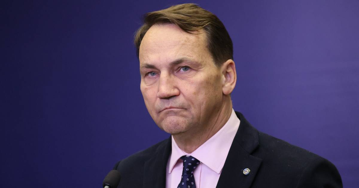 "Pan kłamie". Incydent podczas wystąpienia ministra Sikorskiego