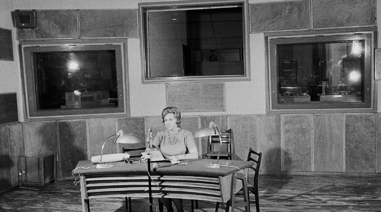 Lénárd Judit 1962-ben / Fotó: Fortepan - Rádió és Televízióújság