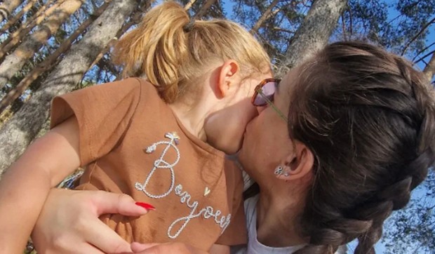 Lea Šekarić sa ćerkom