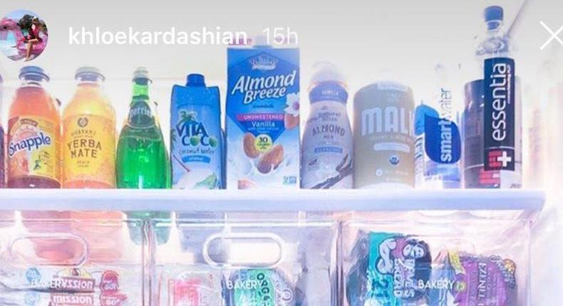 Khloe Kardashian's Fridge Is #Goals