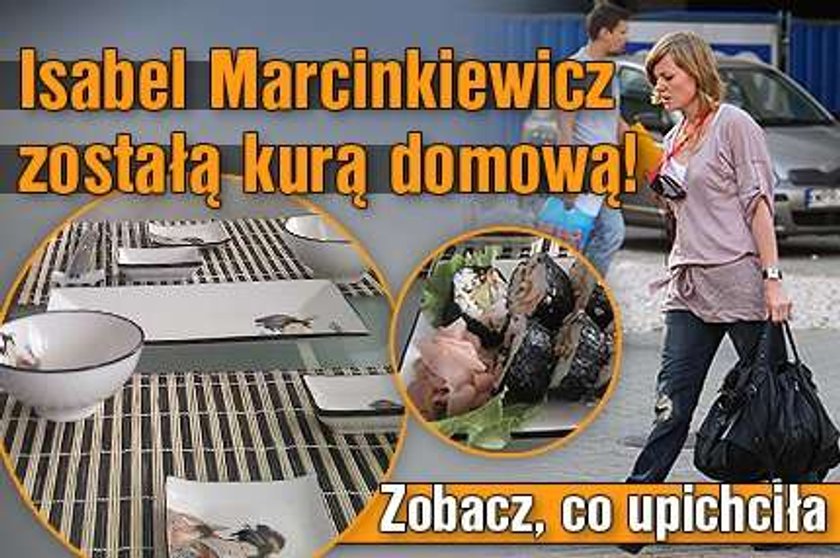 Isabel Marcinkiewicz zostałą kurą domową! Zobacz, co upichciła