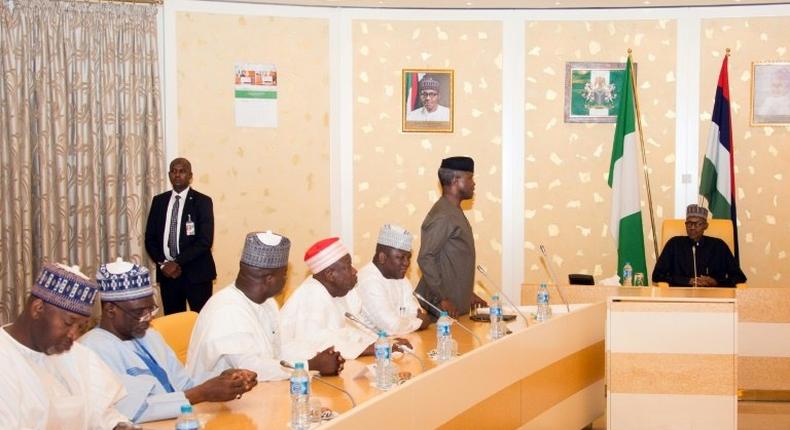 President Mohammadu Buhari was briefed by members of his cabinet after returning from nearly two months in London, where he received treatment for an undisclosed ailment