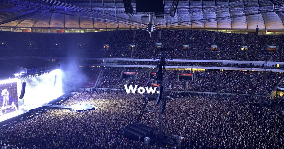 Zdjęcia z koncertu Podsiadło i Hemingwaya, które pokazują liczbę ludzi