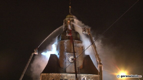Pożar katedry w Gorzowie, 1 lipca 2017 roku