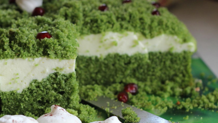 Ciasto szpinakowe "Zielony mech"