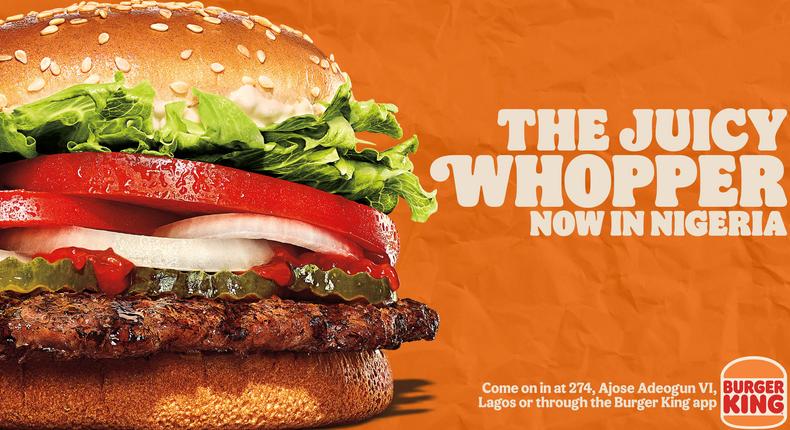 Burger King Nigeria is here and is inviting you for a first taste